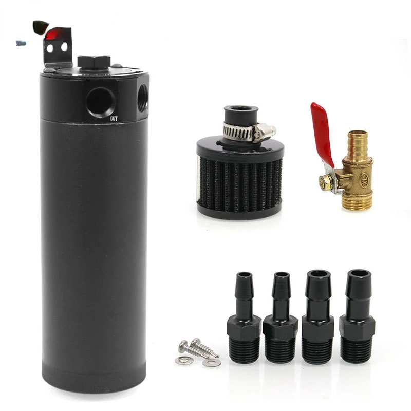 

Автомобильный Воздухопроницаемый масляный горшок с двумя отверстиями горшок для извлечения отработанного газового отработанного масла горшок для извлечения отработанных газовых труб с высоким и двойным потоком