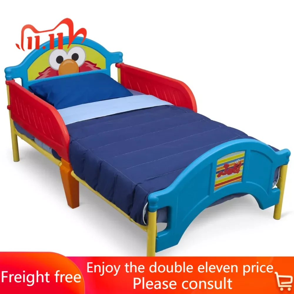 

Пластиковая детская кровать Elmo Улица Сезам, красная и синяя детская мебель