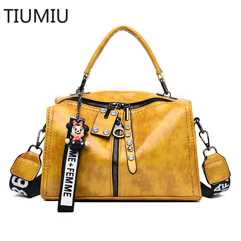 

2023 New Fashion Multifunction Women Handbags High Quality Leather Women Shoulder Bags Designer Rivet Female Messenger Tote Bags