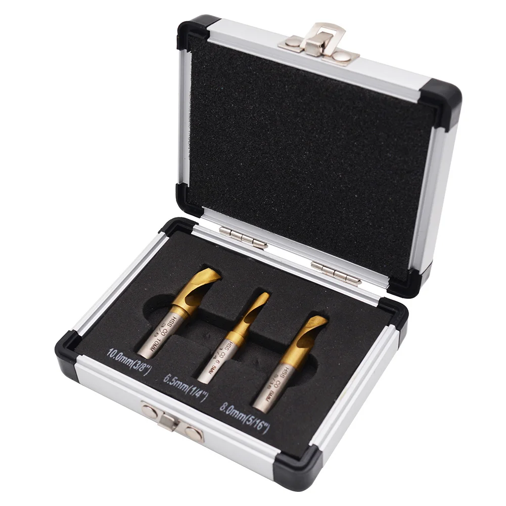 

3 шт. точечный сварной инструмент для резки отверстий в листовом металле Съемная дрель прочный сменный инструмент удаление отверстий панел...