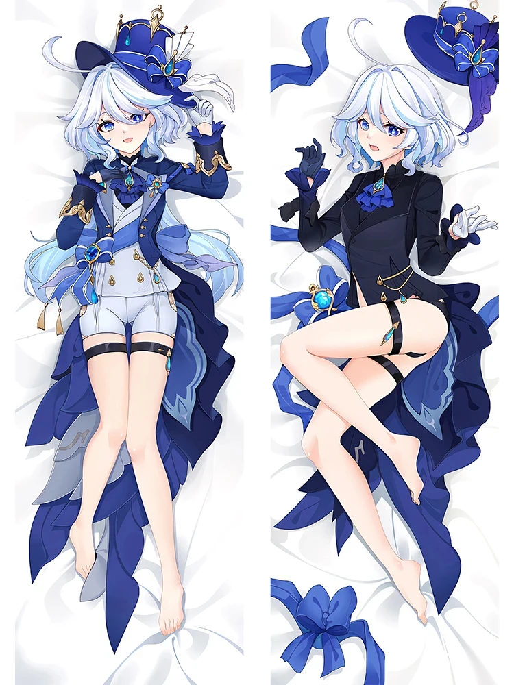 Наволочка Furina Аниме Dakimakura Otaku Waifu наволочка с облегающим телом 2 сторон для