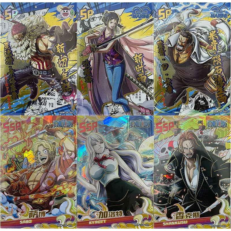 

Аниме ONE PIECE Hot Stamping SP SSP AR Flash Card Sabo Shanks Law Sanji коллекционная игрушка солитер