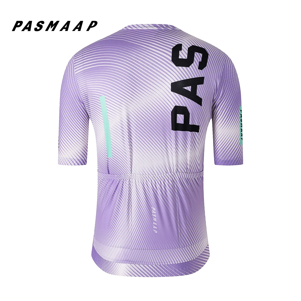 PASMAAP-Велоспорт Джерси для мужчин с коротким рукавом профессиональная команда MTB