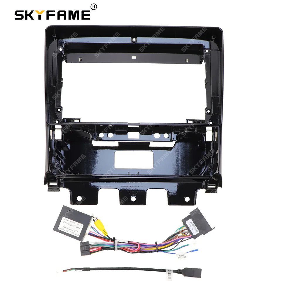 

SKYFAME Car Frame Fascia Adapter Canbus Box Decoder Android Radio Audio Dash Fitting Panel Kit For Great Wall ORA IQ 2018