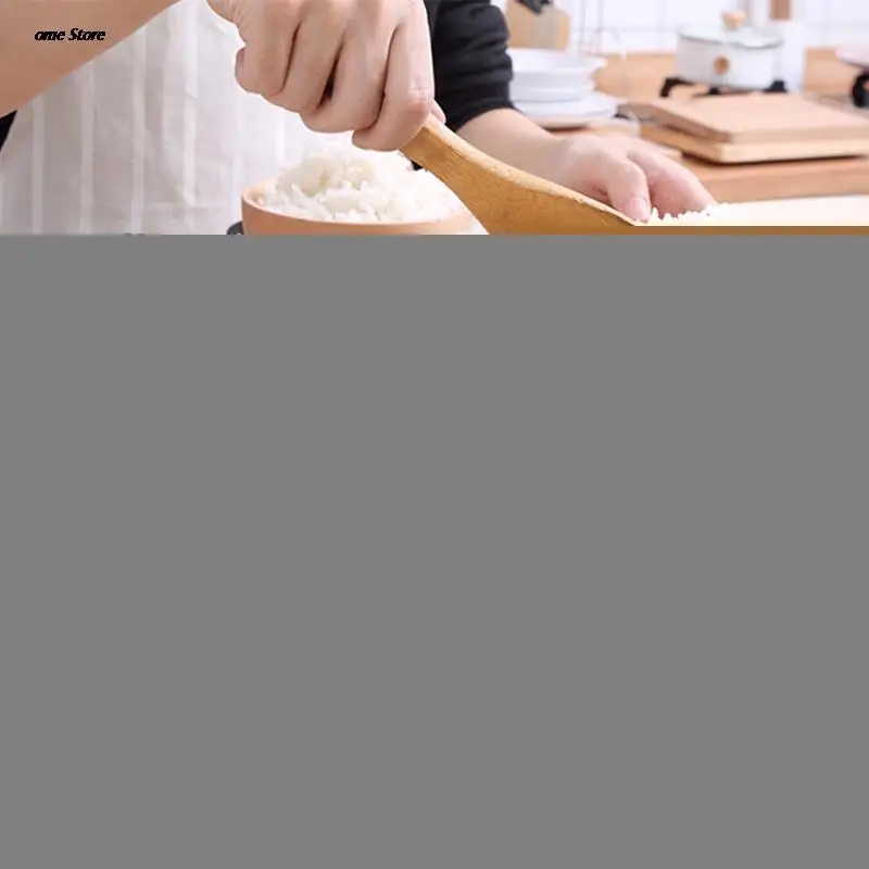 Бамбуковая рисовая ложка деревянный кухонный ковш столовая кухонная утварь