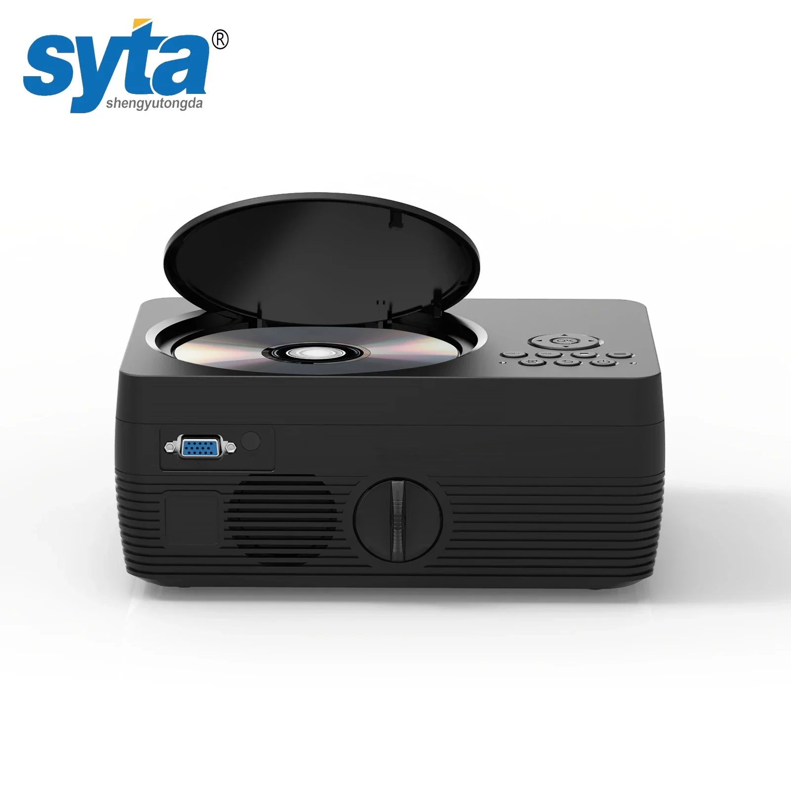 Фото SYTA 2024 Портативный домашний кинотеатр H96 MAX W11 DVD Смарт-проектор 260 ANSI люмен Android 9 ЖК-дисплей Smart Projector №1