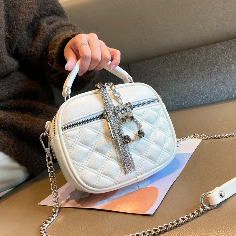 

Microfiber Synthetic Leather Ladies Bag Small Women's Stock Bags Chain Messenger Mini Ladies Hand Bags Fashion Sac