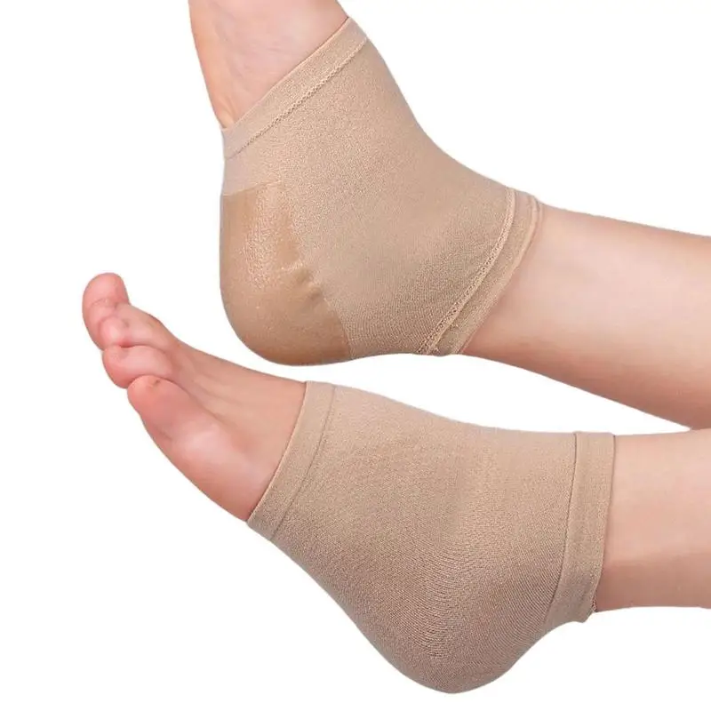 

Восстанавливающие носки с треснувшей пяткой, носки без ног для ремонта пятки, спа-носки с гелевой подкладкой для Восстановления сухих потрескавшихся пятки, сухие мозоли для ног