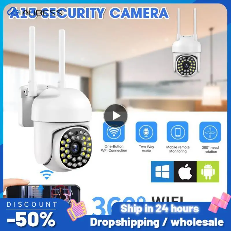 

Security Camera Waterproof Two-way Intercom Surveillance Camera Noise Reduction Cctv Smart Home Dustproof 360 Degree Rotation