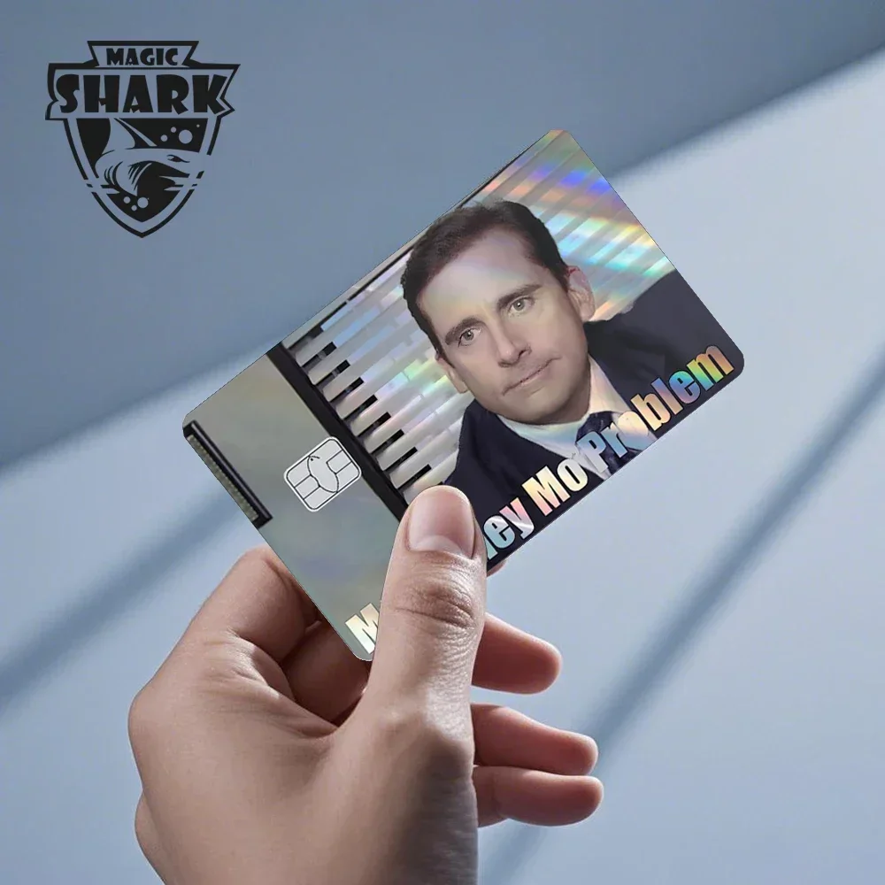 Maigc Акула Золотой Долар Деньги Мультфильм Мем Светоотражающая Наклейка Пленка Обложка для Дебета Банка Кредитная Карта Маленький Большой Чип (art.: 3920cdba456eb) - 3920cdba456eb