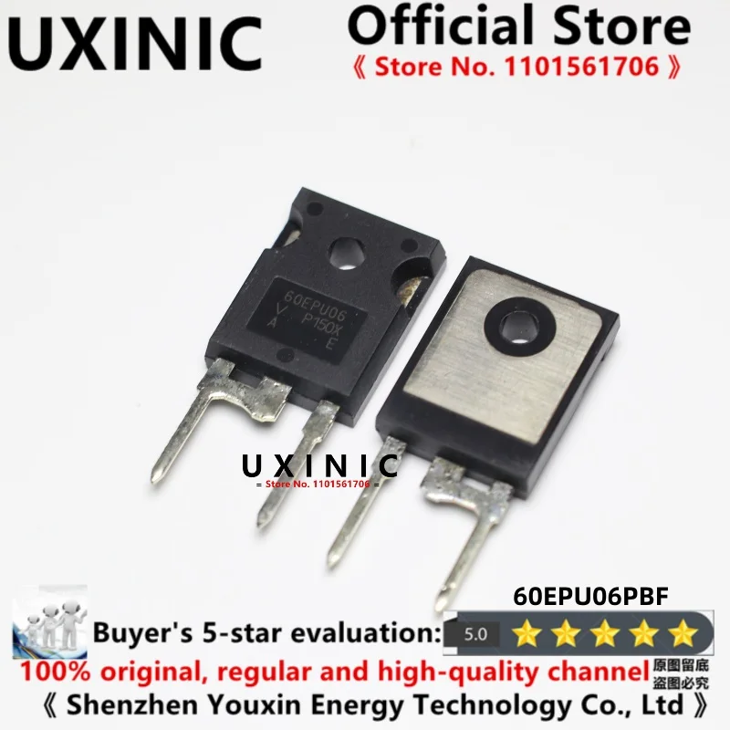 

UXINIC 100% новый импортный оригинальный 60EPU06 60EPU06PBF VS-60EPU06PBF TO-247 Диод Быстрого Восстановления 60A 600V