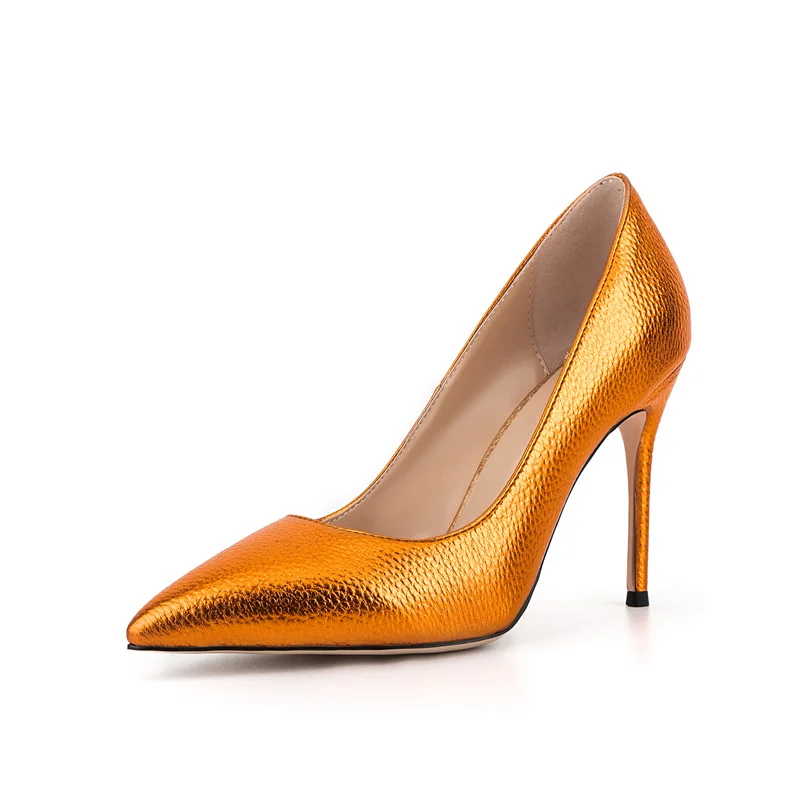 

Classics Women's High Heel Shoes Solid Color Thin Heel Pointed Toe Party Ladies Shoes Outdoor Shallow Office Lady Designer Shoes