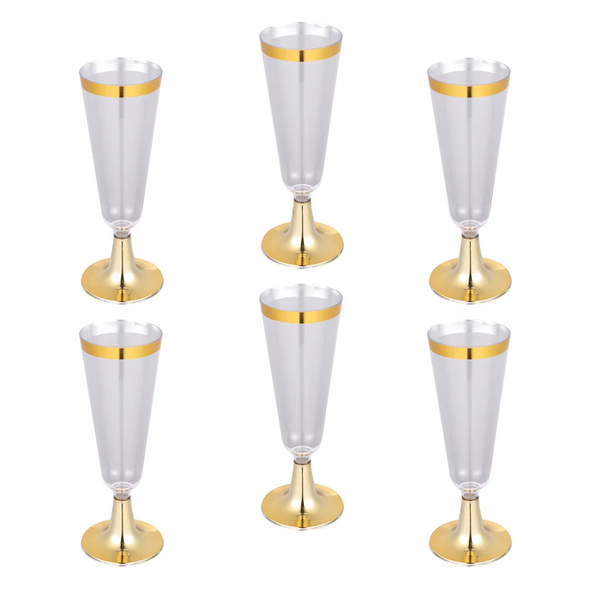 

Glasses Champagne Cups Plastic Party Red Disposable Coupe Cup Cocktail Goblet Toasting Decorative Flutes Acrylic Whiskey Martini