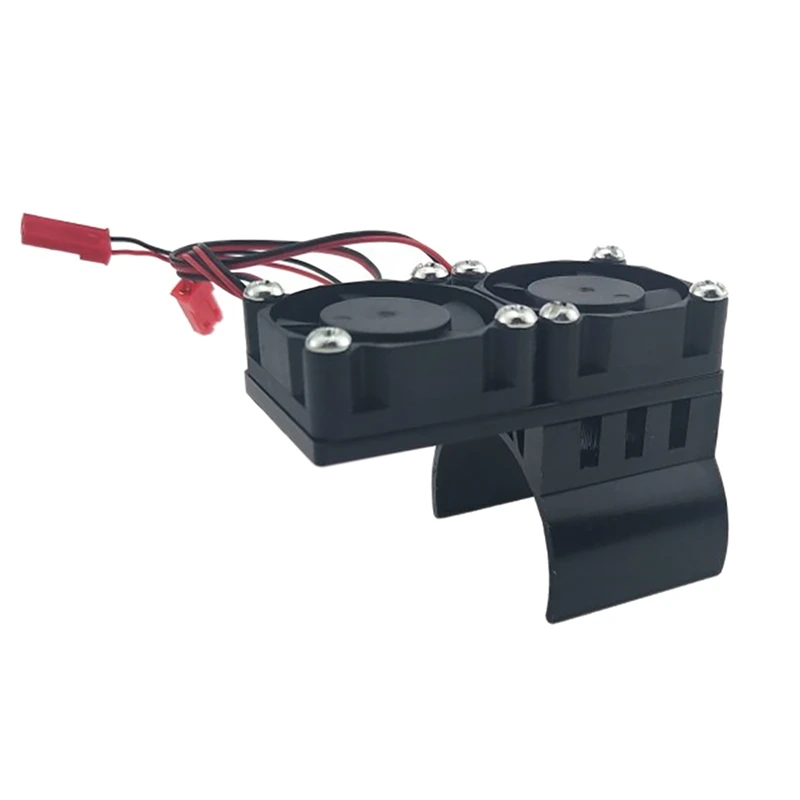 

Motor Heat Sink With Two Cooling Fans For 1/10 HSP Redcat Wltoy RC Car 540/550 3650 3660 Brushed Brushless Motor