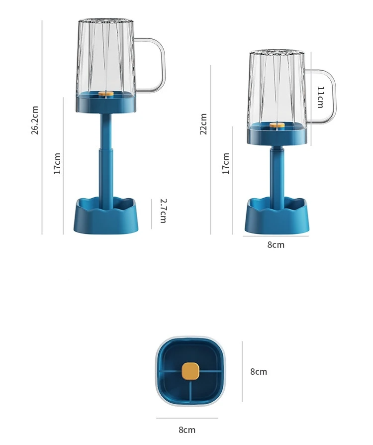 Набор держателей для зубных щёток Lamgool регулируемая по высоте