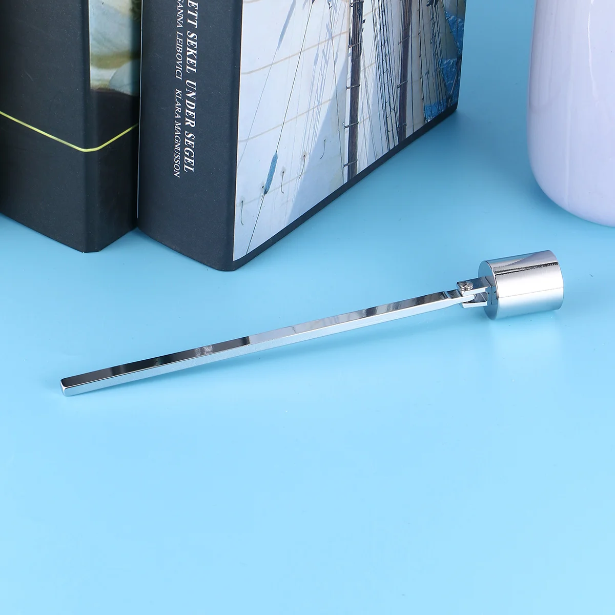 

Wick Snuffer Extinguisher Out Fire Put Dipper Tool Outer Handle Accessory Trimmer Blow Set Fumaoln Putter Flamer Stopper