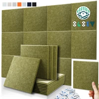 home novelty accessories acoustic panel 12pcs home accessories soundproofing treatment high density sound proof wall panel