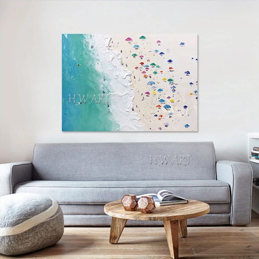 Пейзаж акриловая масляная живопись холст предметы домашнего декора