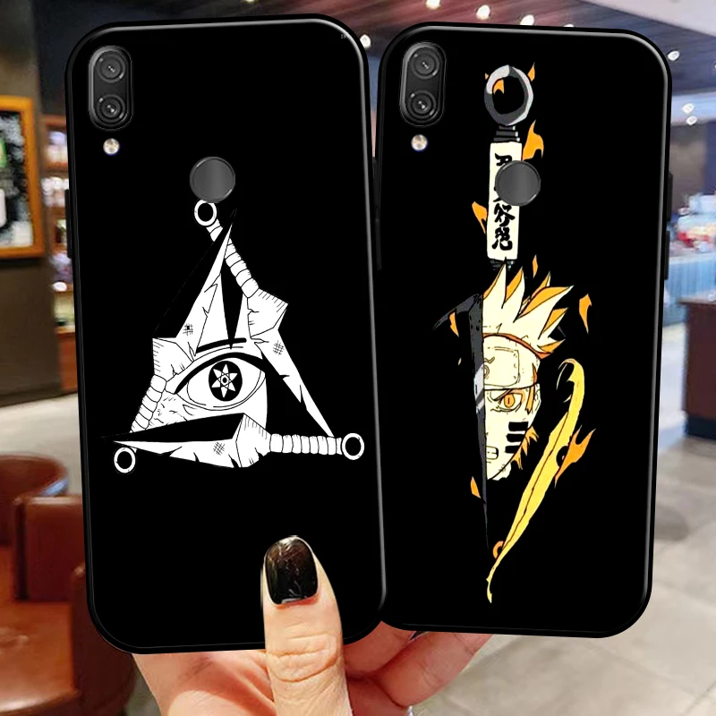 

Akatsuki Logo NARUTO For Xiaomi Redmi Note 7 7 Pro 7S Redmi 7 7A Phone Case Soft Liquid Silicon Silicone Cover Black Carcasa