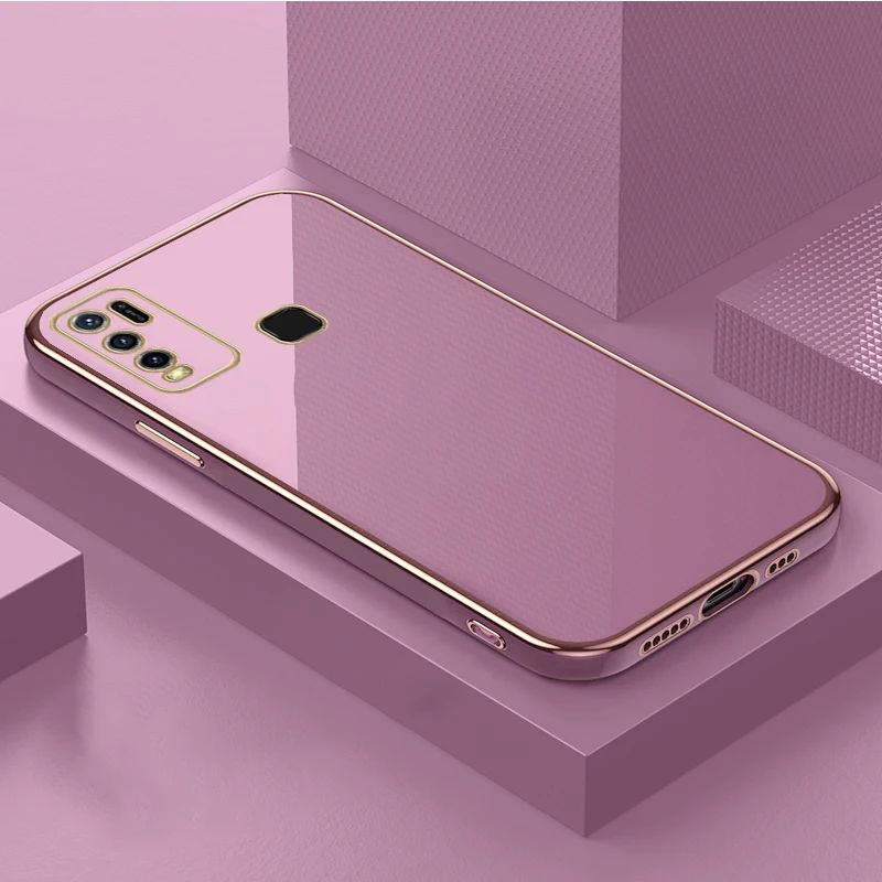 

Glossy Plated Phone Case For Motorola G10 G20 G30 G50 G60 G25 G2 2022 G8 G9Play Power Lite E7 E20 Plus Silicone Protector Cover