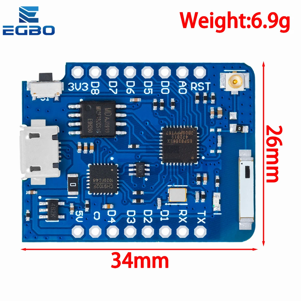 WEMOS D1 Mini Pro 4M байт внешний антенный разъем на основе NodeMCU ESP8266 ESP-8266EX CP2104 WIFI макетная