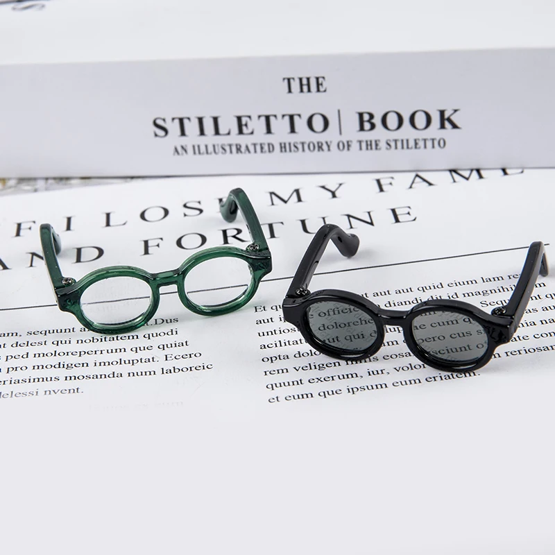 Милые пластиковые мини-очки 4 5 см для шарнирных кукол 1/6 1/8 1/12 аксессуары игрушек