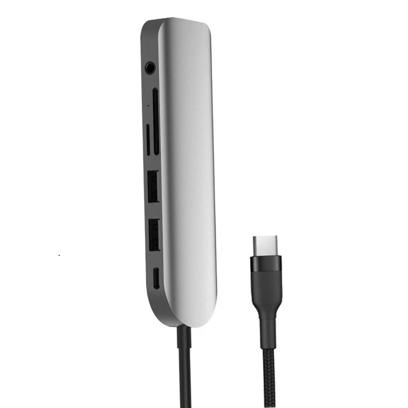 

USB-хаб 7 в 1 с портами USB Type-C на 4K HDMI