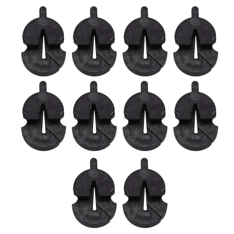 

10Pcs Black Rubber Violin Mute for All Violin Smaller Viola Quiet Practice