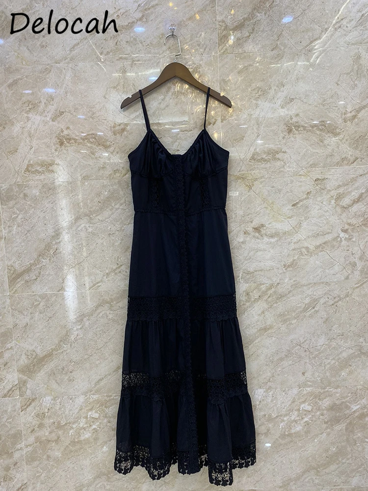 Delocah/высококачественное летнее женское модное дизайнерское белое платье