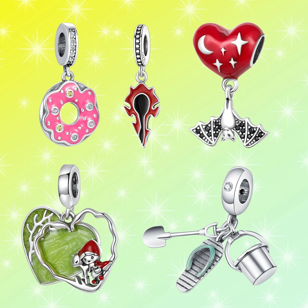 

Stylish Travel Element Pendant 925 Silver Fit for Pandora Classic DIY Bracelet Necklace Banquet Woman Jewelry Gifts