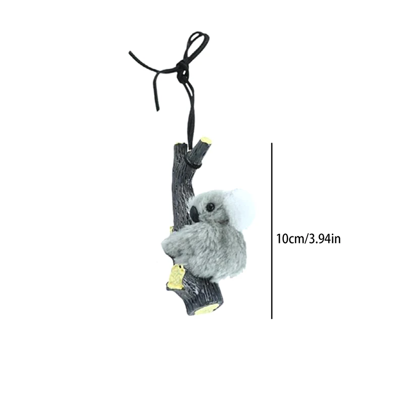 Брелок с милыми плюшевыми ветвями коала мультяшный креативный кулон для сумки