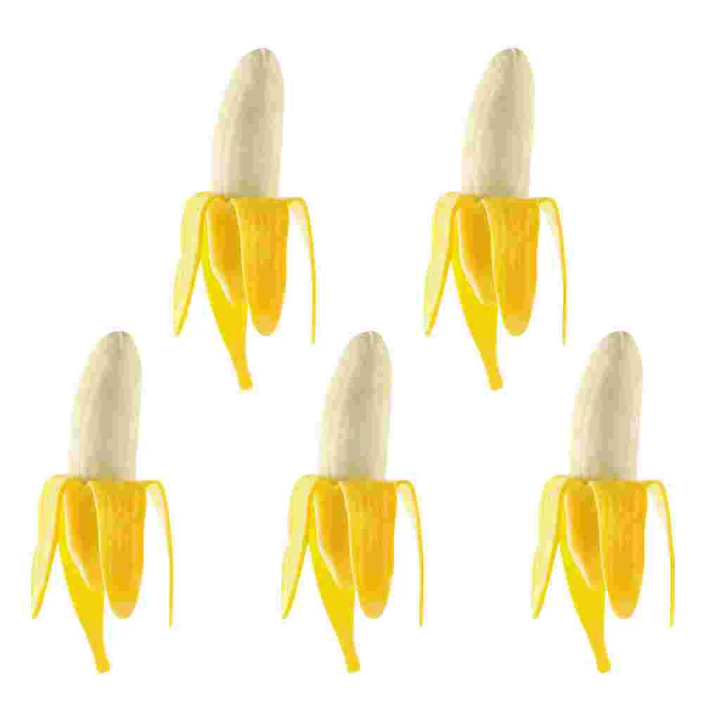 

5pcs Lovely Banana Squeeze Toys Artificial Corn Toys Fun Stress Relief Toys