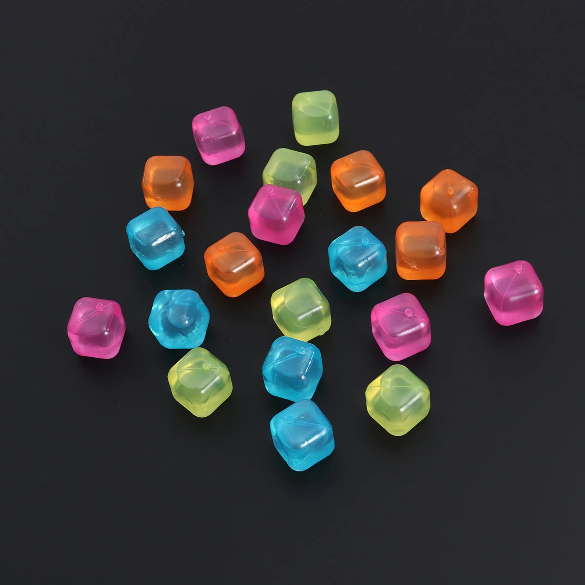 

Ice Cubes Reusable Drinks Square Colorful Fake Cube Whiskey Drink Mini Mold Acrylic Crystal Cooling Quick Freeze Squares