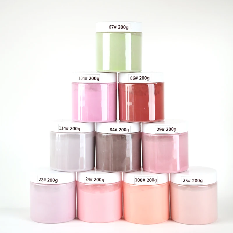 

200g/Bottle Acrylic Nail Dipping Powder,Grinding Frosted Effect 115 Colors Nail Dip Dowder,DIY Nude Fast Dry Manicure Dip DUST