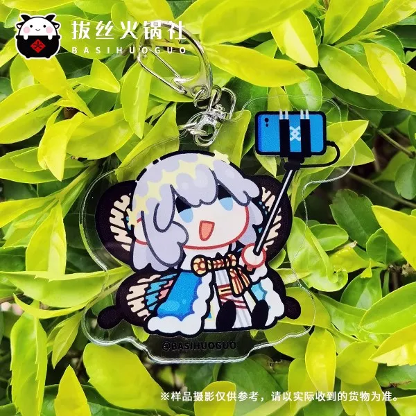 

Anime Fate Grand Order Oberon 6.5cm Keychain Cosplay Acrylic Figure Keyring a5400 Kids Collection Toy