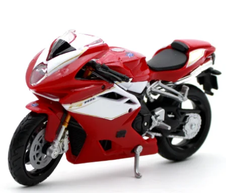 

Bburago1:18 Mv Agusta F4 RR 2012, спортивный автомобиль, искусственный сплав, металлическая гоночная фотосессия для детей