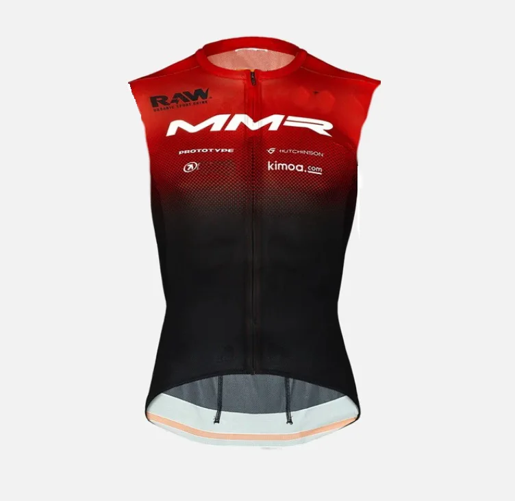 

2021 MMR FACTORY RACING TEAM RED Summer Sleeveless Cycling Vest Mtb Clothing Bicycle Maillot Ciclismo Bike Clothes