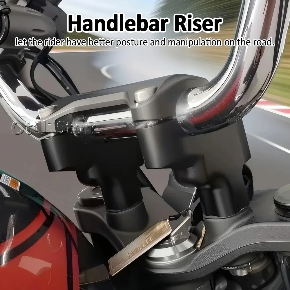 Фото Накладки-райзеры на руль мотоцикла для KAWASAKI Z900RS Z900 RS Z 900 RS 2018-2025, черные, алюминиевые, крепления для руля, аксессуары №2