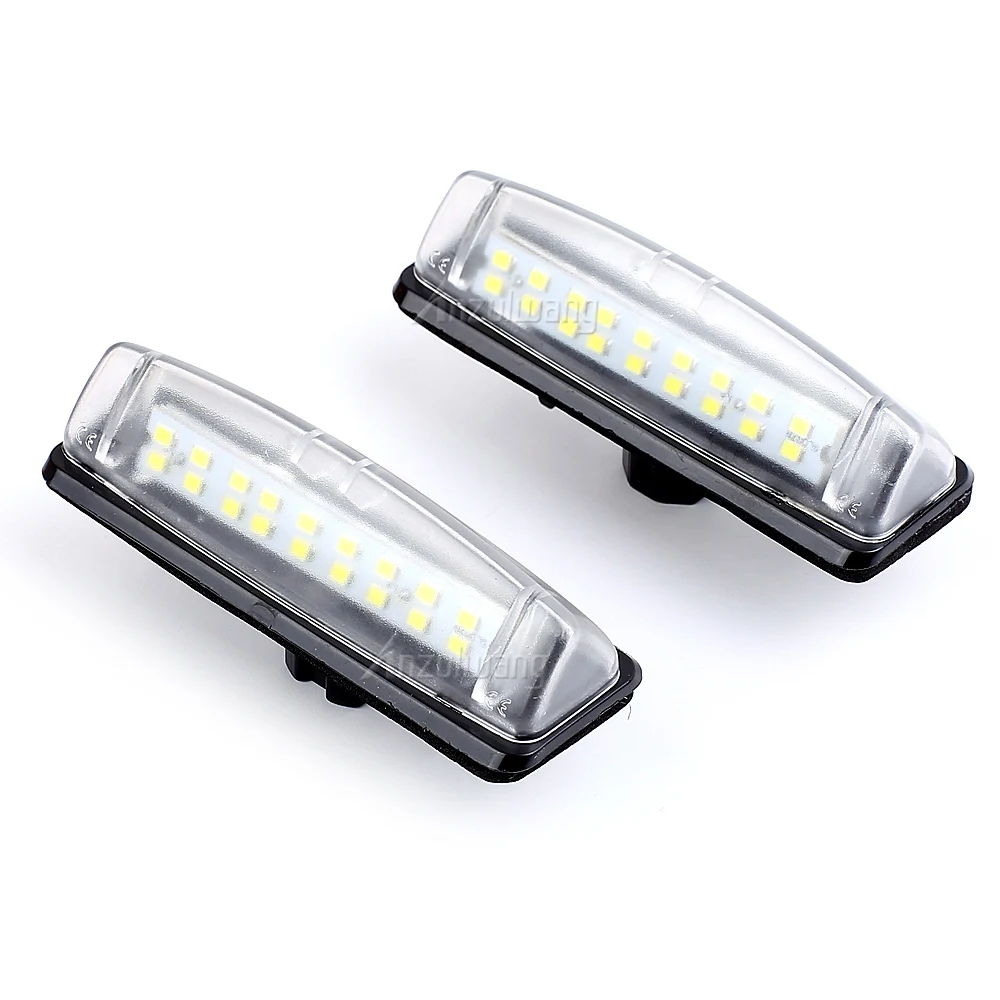 2 шт. светодиодные лампы CanBus для номерного знака Toyota Camry/Aurion Avensis Verso Echo Prius LEXUS Is200 /