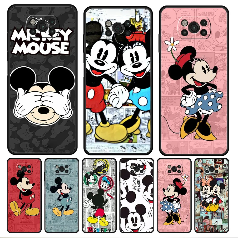 

Mobilephone Disney mickey minnie quadrinhos Celular Case For Xiaomi POCO F3 10T M3 M4 Pro 5G MI 11 lite 9T X3 NFC 11T F4 GT X4