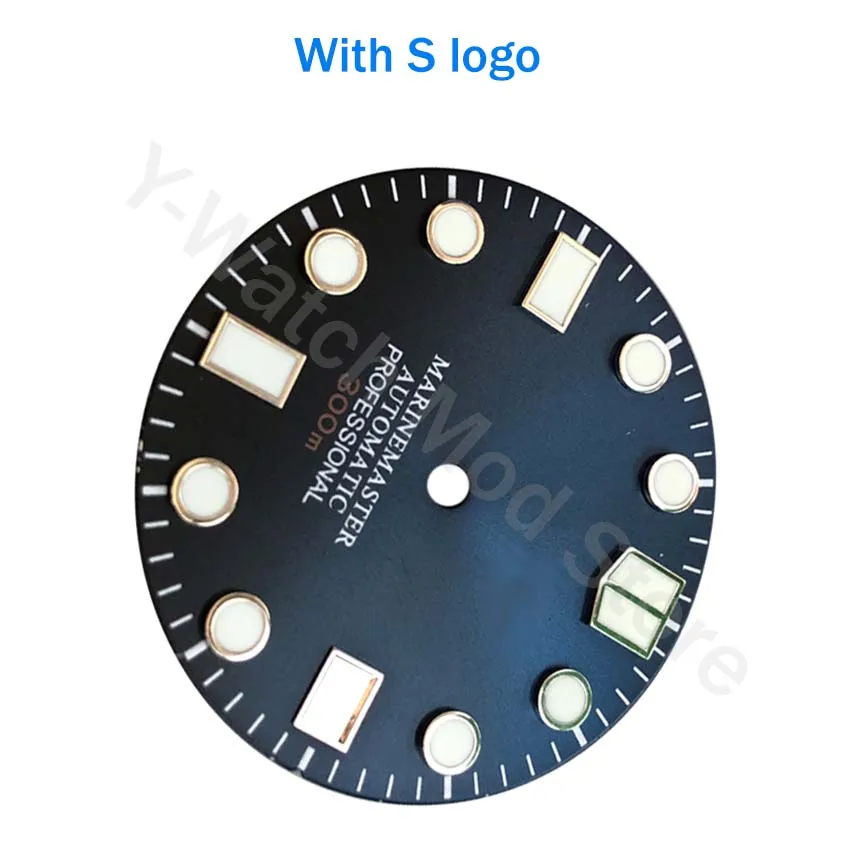Фото 2022 большие мм мод-часы для sei .. Проспект NH35, движение Skx007/009, черепаха Абалон, 28,5 мм, синий цвет №2