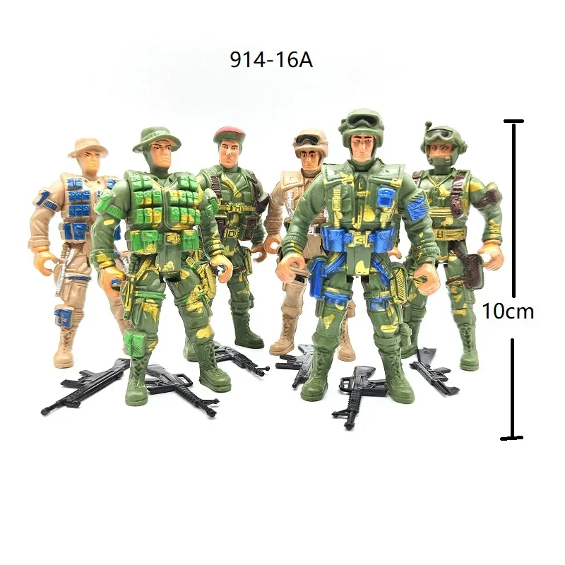 Детская Игрушечная Военная Модель С Шарнирным Оружием CS Антитеррористическая