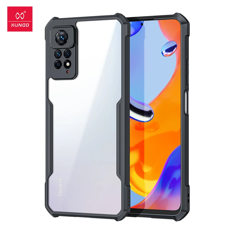 

Note11 Pro Чехол, Xundd противоударный чехол для Xiaomi Redmi Note 11 Pro 5G чехол Прозрачный Бампер подушка безопасности чехол для телефона Модный чехол