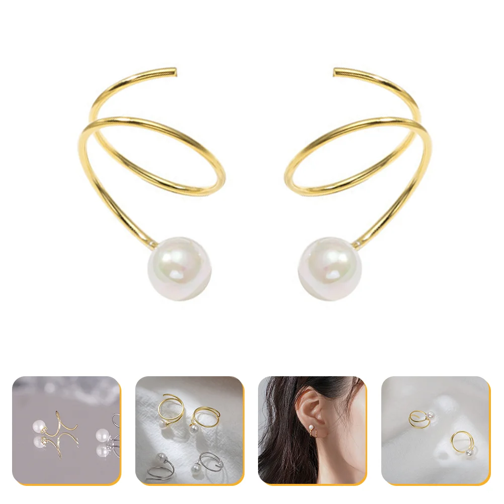 

1 Pair Pearl Stud Earrings Ear Rings Pearl Earrings Jewelry Ear Studs