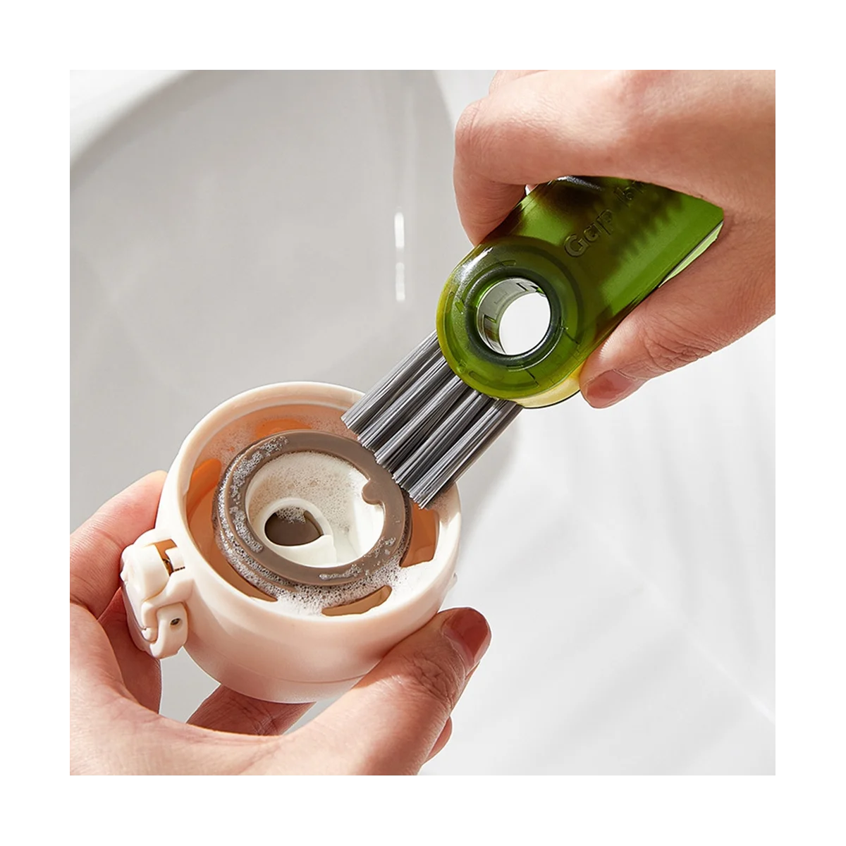 

Cup Lid Gap Cleaning Brush Set, Multifunctional Insulation Bottle Cleaning Tools, Multipurpose Silicone Cup Holder