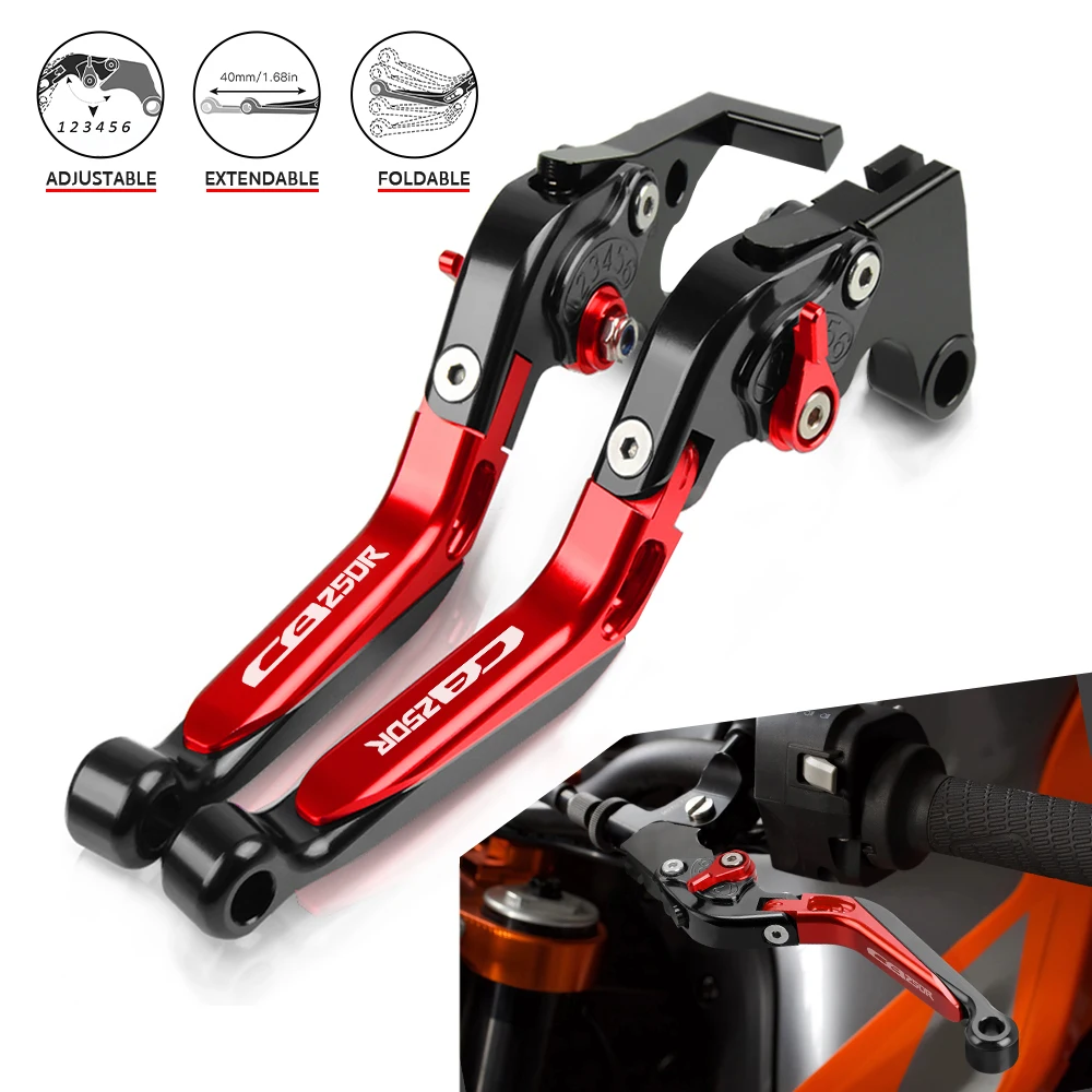 

2022 Motorcycle Brake Clutch Levers Handle Bar CB 250R For HONDA CB250R 2017 2018 2019 2020 2021 Adjustable Folding Extendable