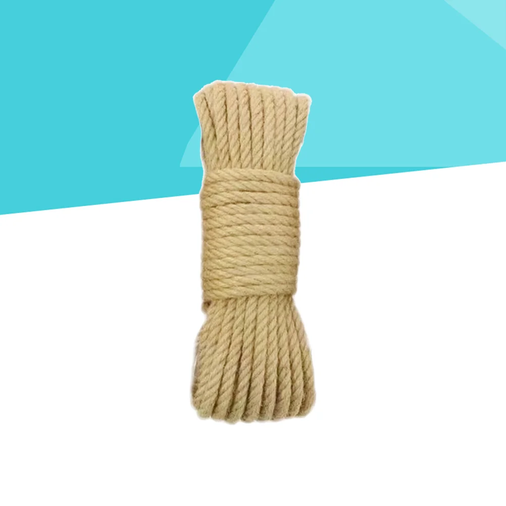 30 м диаметр 8 мм натуральная толстая джутовая веревка прочная ремесленный шпагат