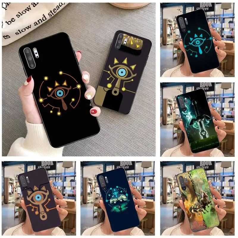 

Cartoon Sheikah Z-ZelDaS SlateS Phone Case For Samsung Galaxy Note20 ultra 7 8 9 10 Plus lite Samsung M21 M31S M30S M51