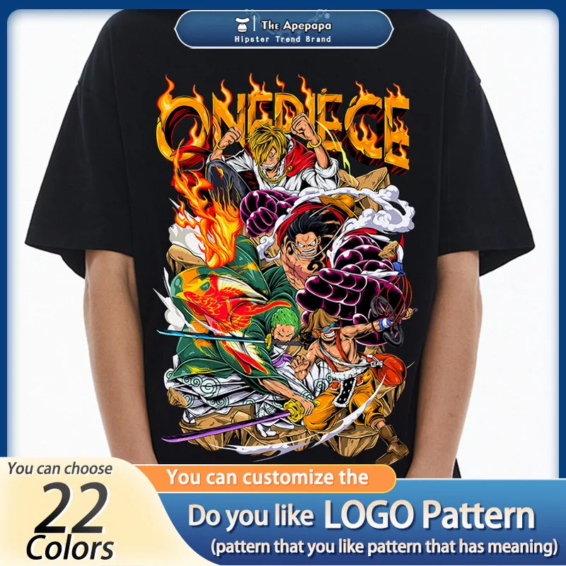 

2022 Hip Hop Tshirt Men Streetwear Anime Print T-Shirt Harajuku Cotton Short Sleeve Tees Spring Summer Hipsters Clothing