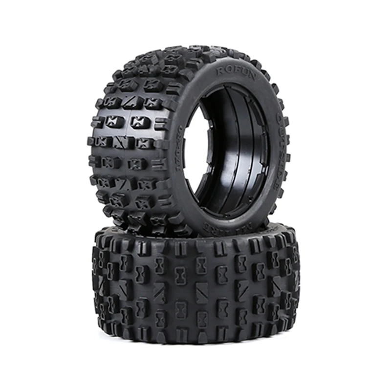 

Off-Road Car Rear Tyres Thicken Skin Set Kit For 1/5 HPI ROFUN Baja Truck Spare Toys Parts
